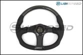 NRG 315mm Carbon Fiber Steering Wheel With Black Stitching - Universal