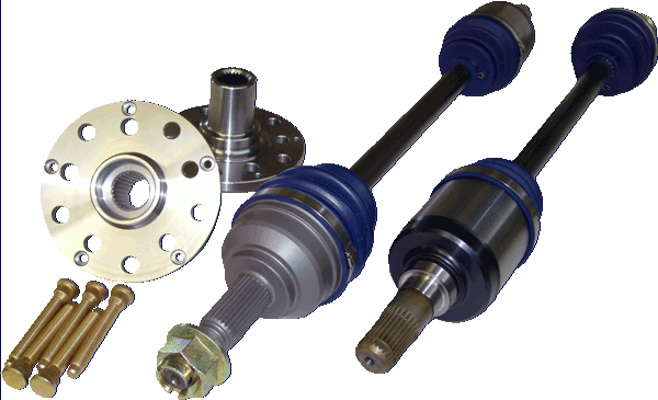 Driveshaft Shop Pro-Level Axle/Hub Kit with 2pc Outer Housing