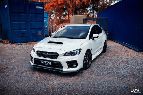 Flow Designs Front Splitter V2 - 2015+ WRX / 2015+ STI