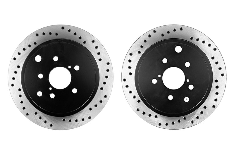 Stoptech Drilled Rear Rotor Pair