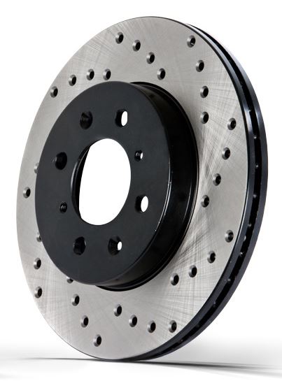 StopTech Cross-Drilled Sport Rotors (Rear)