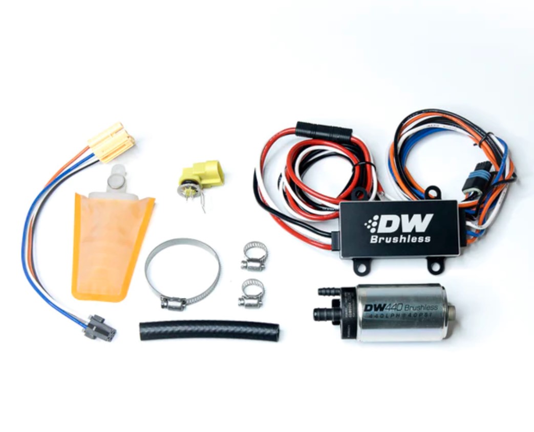 DeatschWerks 440lph In-Tank Brushless Fuel Pump W/ Single/Dual Speed Controller and Install Kit