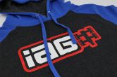 IAG Performance IAG Boxer Logo Hoodie - Black and Blue - Universal