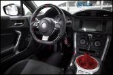 FT-86 SpeedFactory Facelifted CR Style Carbon Fiber / Leather Steering Wheel - 2017-2022 Subaru BRZ / Toyota GR86