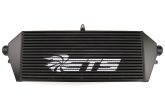 ETS Front Mount Intercooler Core Black w/ White ETS Stencil  - 2008-2014 Subaru STI
