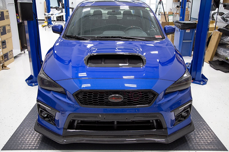 carbon fiber wrx hood