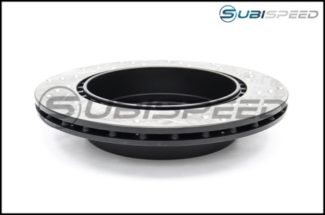 StopTech Drilled and Slotted Sport Rotors (Rear) - 2015-2017 STI