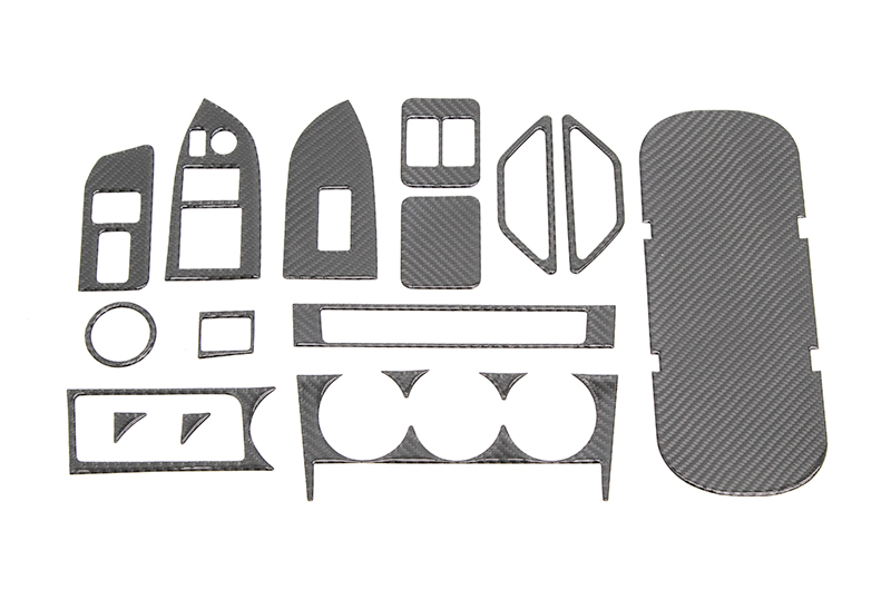 OLM Carbon Fiber Interior Dress Up Kit (17pc) Limited RHD ONLY