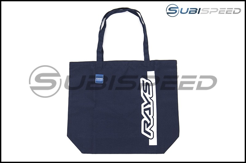 Rays Large Navy Tote Bag
