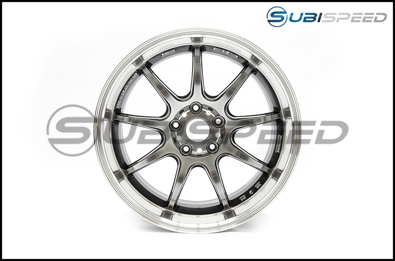 Work Emotion D9R 18x9.5 +38mm GT Silver Rim Cut 2015+ WRX / 2015+ STI