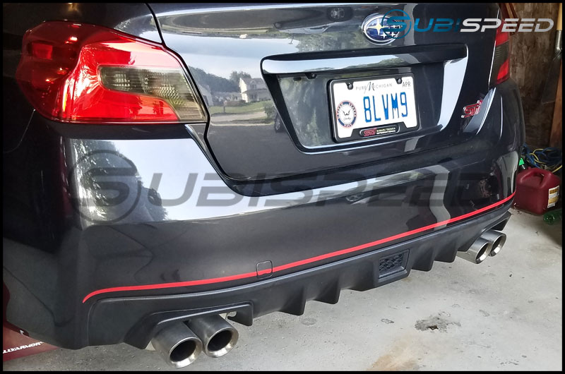 S207 Style Rear Bumper Pinstripe 2015+ WRX / 2015+ STISubispeed