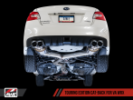 AWE Touring Edition Exhaust (Black or Chrome Tips, 102mm) - 2015-2021 Subaru WRX