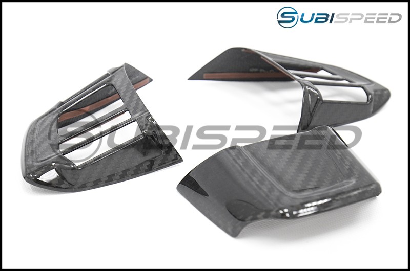 OLM LE Dry Carbon Fiber Steering Wheel Covers (Type 2)