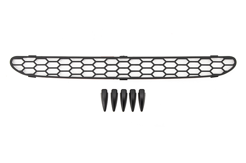 OLM V1 Hood Vent Mesh with 5 Fins (Matte Black)