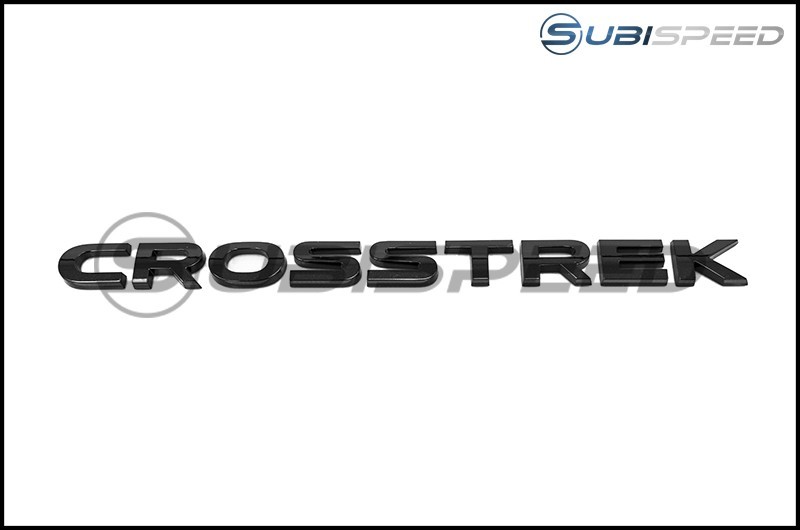 Subaru OEM Gloss Black Crosstrek Badge