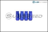 NRG 800 Series Open Ended Lug Nuts for Long Studs : Blue (LN-810BL)