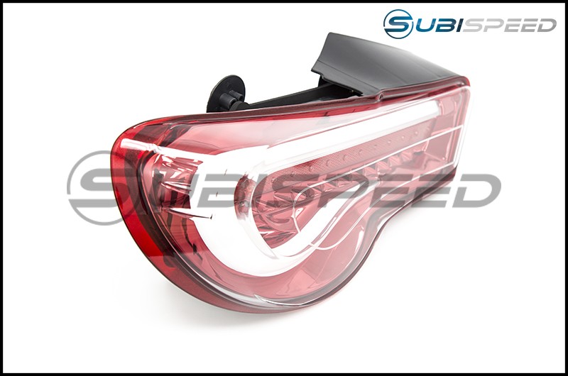OLM VL Style / Helix Sequential Clear Lens Tail Lights (Clear Lens, Red Base)