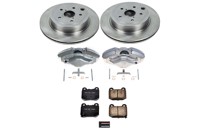 Power Stop Z17 Stock Replacement Brake Kit with Calipers (Rear)