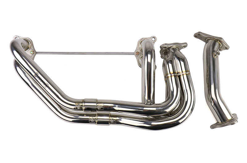 Tomioka Racing Subaru Single Scroll Unequal Length Exhaust Manifold with 3 bolts Up-pipe