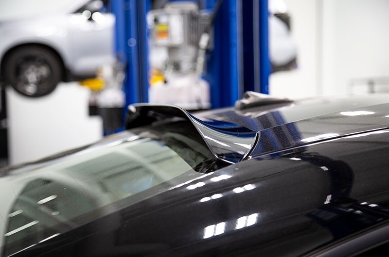 OLM Paint Matched Rear Roof Visor Spoiler