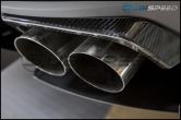 OLM Carbon Fiber Rear Bumper Exhaust Finishers - 2015+ WRX / 2015+ STI