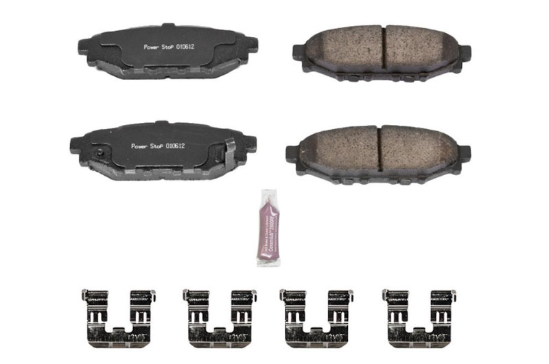 Power Stop Z23 Evolution Sport Performance Carbon Fiber Ceramic Compound Brake Pads (Rear)