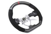 FactionFab Steering Wheel Carbon and Suede - 2008-2014 Subaru WRX & STI