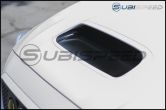 Sticker Fab Vinyl Hood Scoop Overlay (3D Carbon or Black) - 2015-2020 Subaru WRX & STI