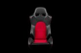 Braum Advan Series Racing Seat (Black & Red) - Universal