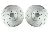 Stoptech C-Tek Sport Drilled and Slotted Front Rotor Pair - 2013-2021 FRS / BRZ / 86