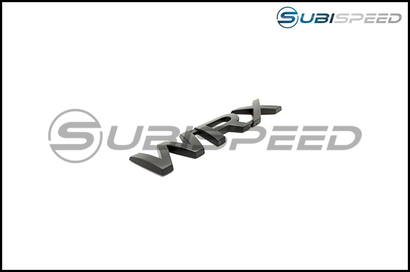 WRX Matte Black Trunk Emblem