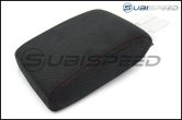 JDM S4 Sliding / Extended Ultrasuede Arm Rest with Red Stitching - 14-18 Forester - 2014-2018 Forester