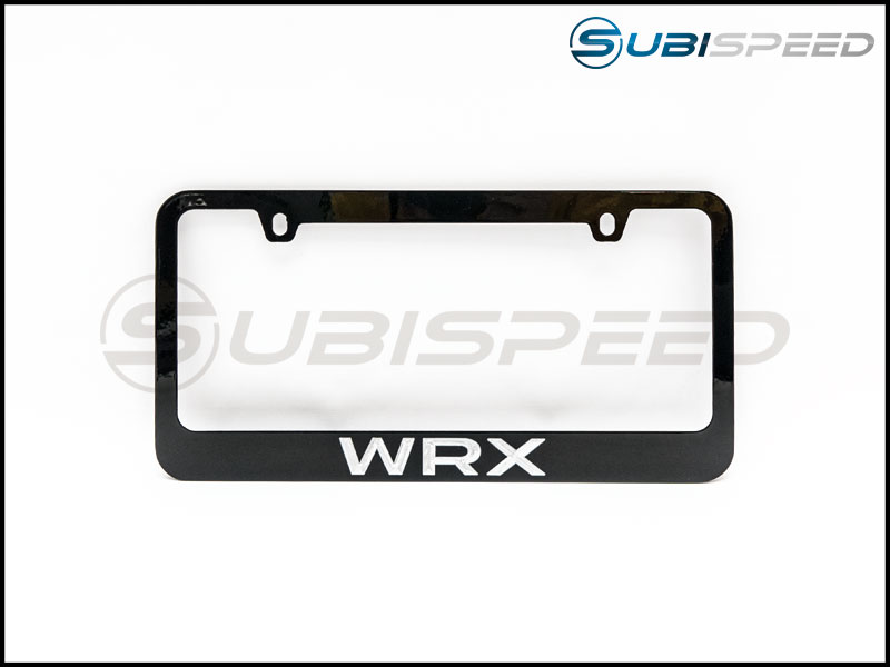 Subaru WRX License Plate Frame in Black