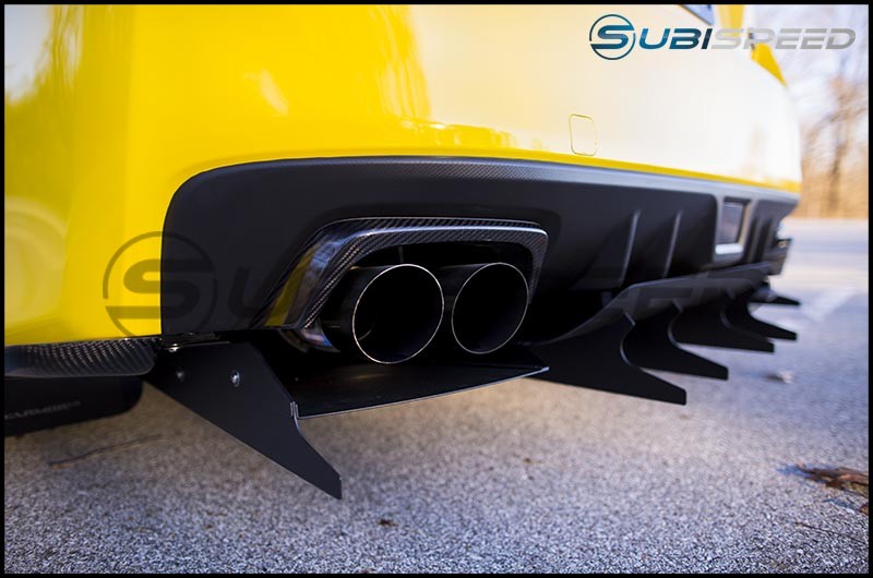 OLM Carbon Fiber Rear Bumper Exhaust Finishers