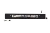 GrimmSpeed License Plate Delete Black/Silver - 2006-2014 Subaru WRX / 2006-2014 Subaru STI
