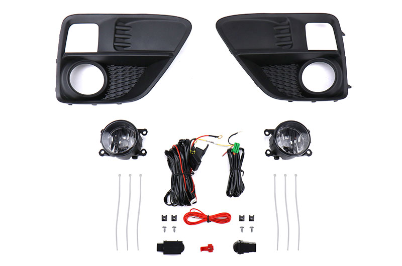 Winjet Fog Light Kit with Wiring - Clear 