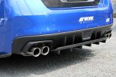 Chargespeed Unpainted Rear Diffuser - 2015+ WRX / 2015+ STI