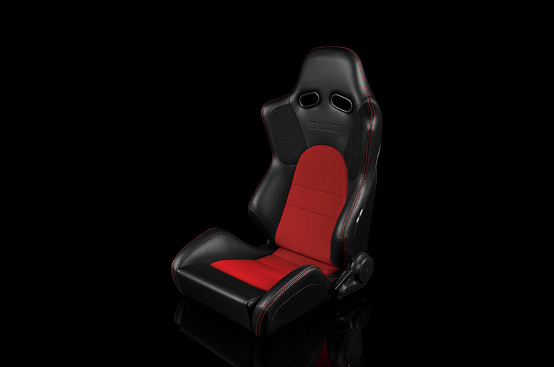 Braum Advan Series Racing Seat (Black & Red)