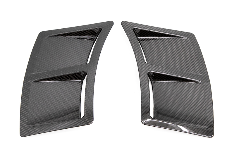 OLM S207 Style Carbon Fiber Bumper Vent Inserts