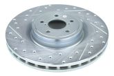 Stoptech C-Tek Sport Drilled and Slotted Rotor Single Front Right - 2004 Subaru STI