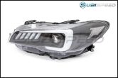 SubiSpeed Euro LED Headlights DRL and Sequential Turn Signals - 2018-2020 WRX Limited / 2018-2020 STI