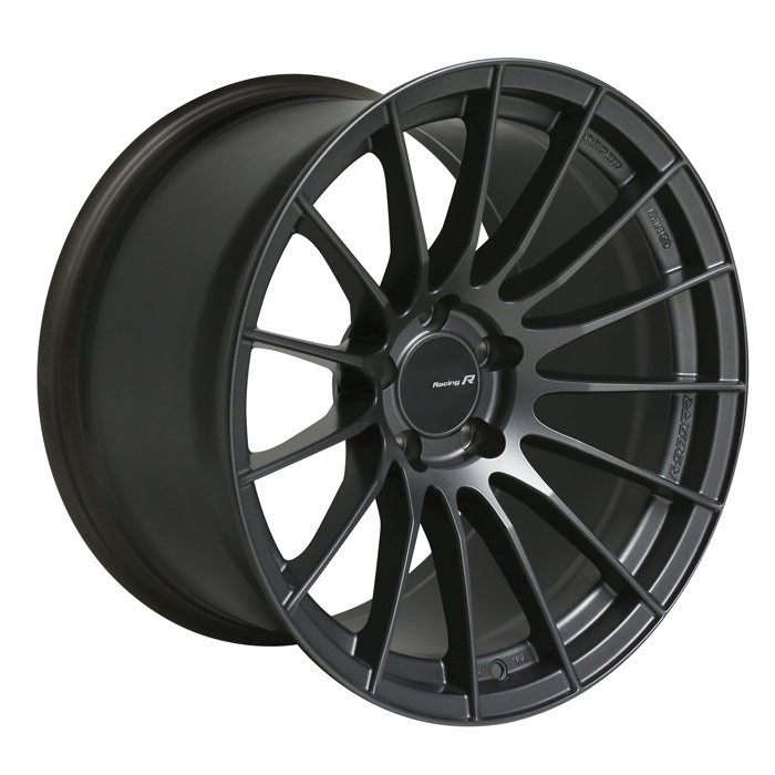 Enkei RS05RR Matte Gunmetal Wheels 18x9.5 +35mm Concave Face - 2015+ WRX / 2015+ STI