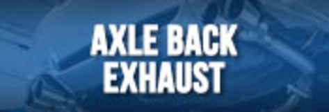 Axle Back Exhaust