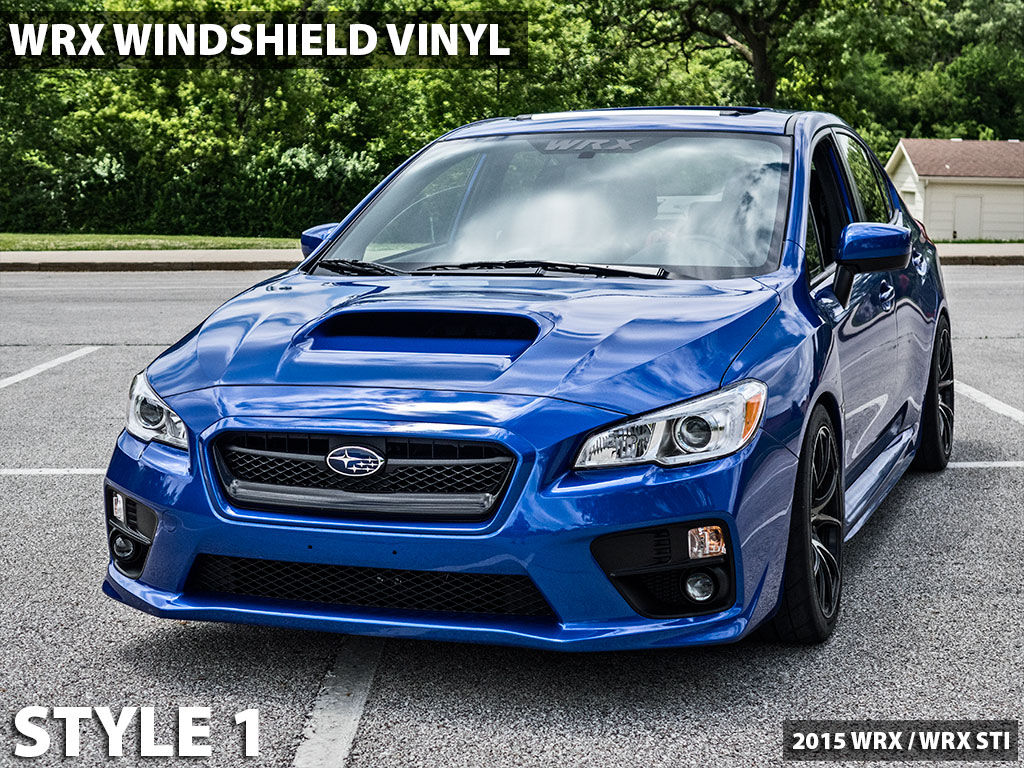Wrx And Sti Windshield Vinyl Various Styles 15 Wrx 15 Sti Subispeed