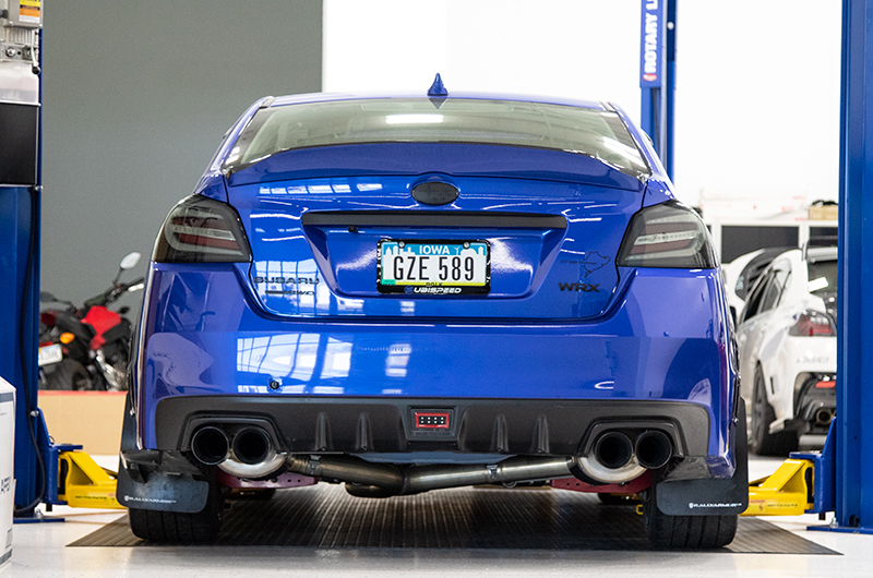 OLM Paint Matched Duckbill Spoiler with Carbon Fiber Center Line 2015