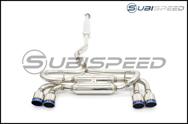 Blitz Nur Spec CTI Quad Tip Catback w/ Rear Diffuser