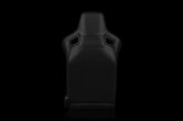 Braum Elite-X Series Sport Seats - Black Diamond (Double Red Stitching / Red Piping) Pair - Universal