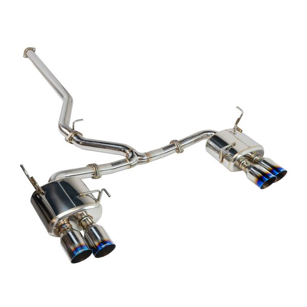 Remark Sports Touring Cat Back Exhaust with Burnt Tips