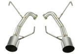 Nameless Performance Axleback Exhaust 4in Single Wall Tips - 2014-2018 Forester XT