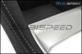 Subaru OEM JDM S4 tS Shifter Console with Silver Stitching - 2015+ WRX